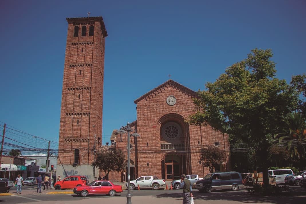 Linares Cathedral on the town's Plaza de Armas